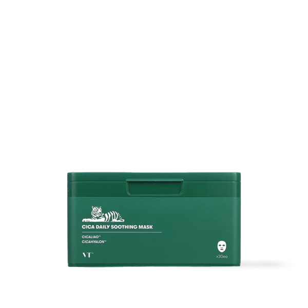 Sensitive & Redness – VT Cosmetics Cica Daily Soothing Mask 30 Sheets