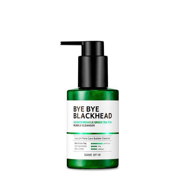 [SomeByMi] BYE ​​BYE BLACKHEAD 30 JOURS MIRACLE GREEN TEA TOX BUBBLE CLEANSER 120g