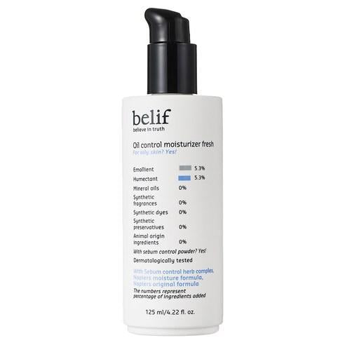 [Belif] Crème hydratante Oil control Fresh 125 ml
