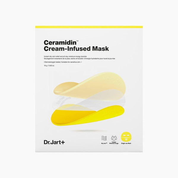 [Dr.Jart+] MASQUE INFUSÉ À LA CRÈME CERAMIDIN 18g - 5pcs