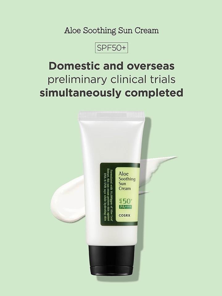 [Cosrx] Aloe Crème Solaire Apaisante SPF50+ PA+++ 50ml